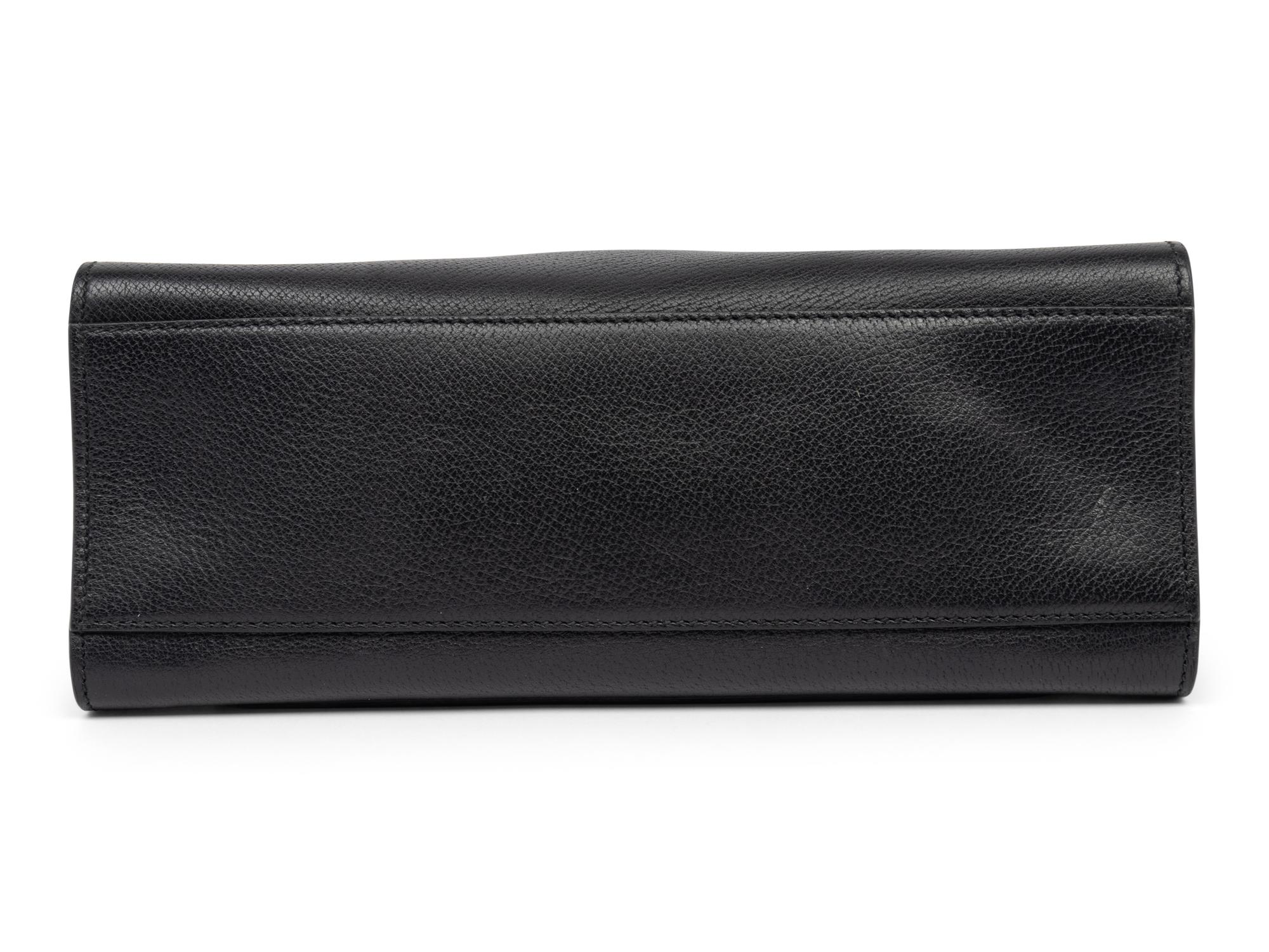 Gucci Black Leather Sylvie Butterfly Bag, Cruise 2018