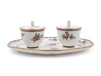 A S è vres Style Porcelain Confiture Stand