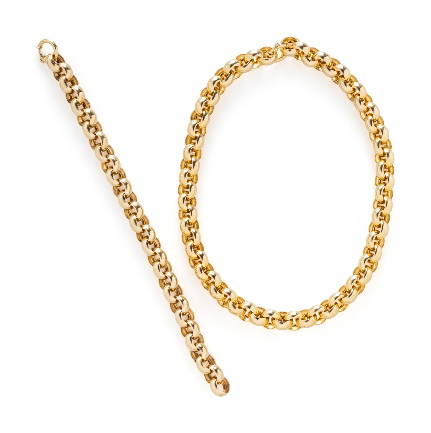 YELLOW GOLD CONVERTIBLE NECKLACE/BRACELET