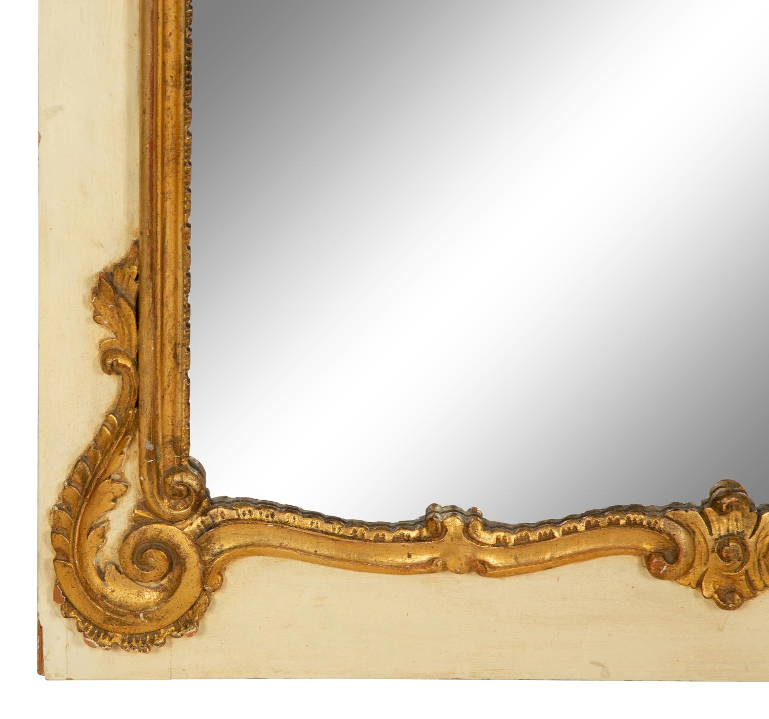 A Neoclassical Painted and Parcel Gilt Mirror — 19th/20th Century
