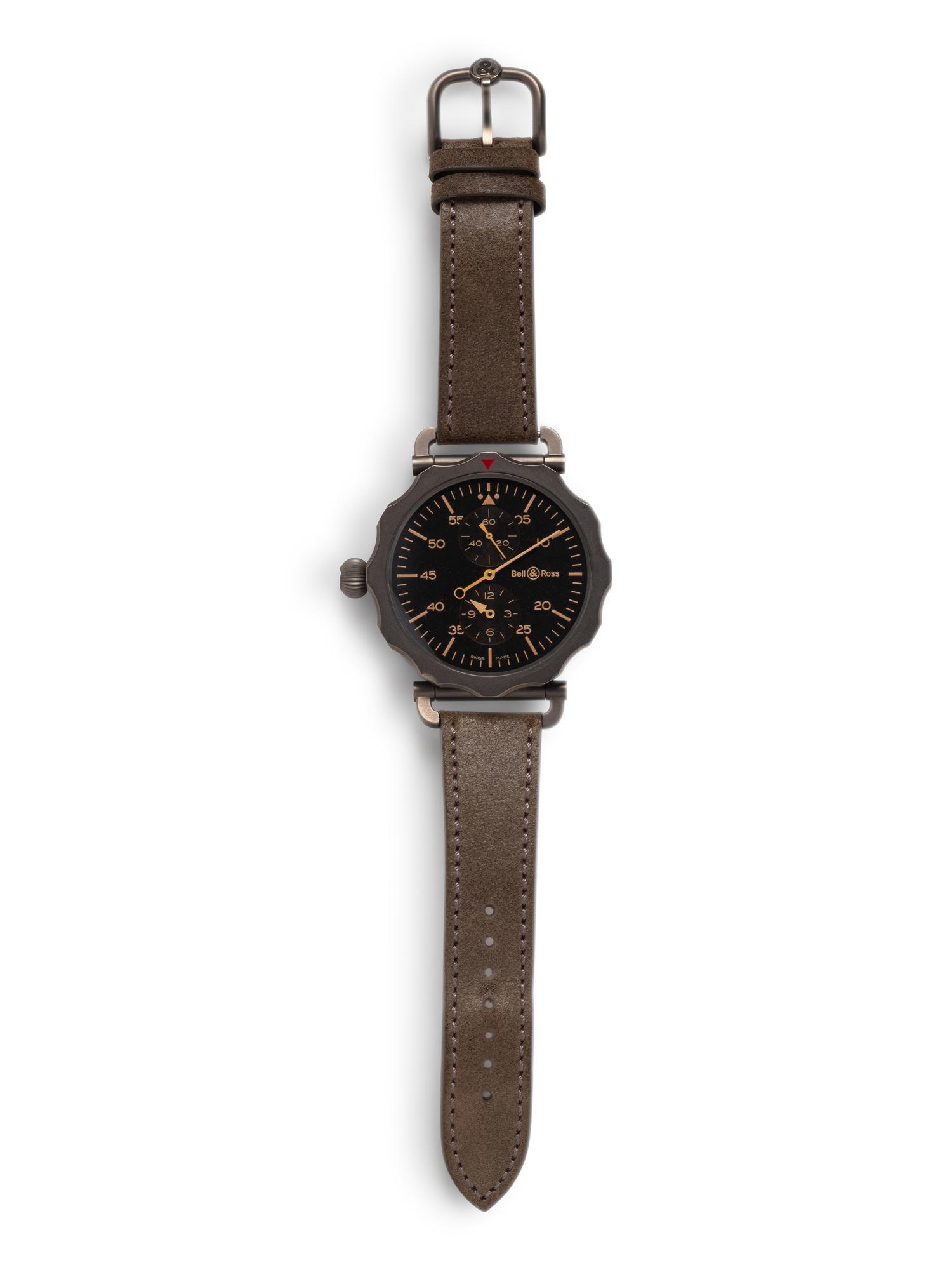 BELL & ROSS, REF. BR WW2-71 STAINLESS STEEL 'VINTAGE WW2 RÉGULATEUR HERITAGE' WATCH