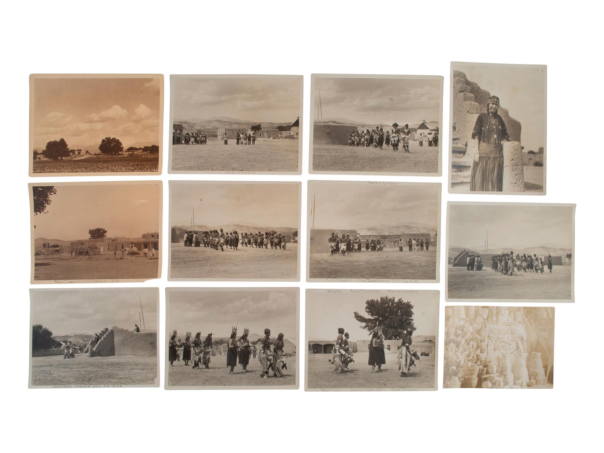 [NATIVE AMERICANS]. 50 photographs of Southwestern Indians and locations, some by MARBLE and WYETH.