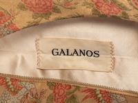 Galanos, Floral Chiffon Dress