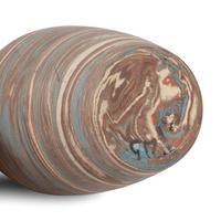 Three Pieces of Niloak Swirl Art Pottery