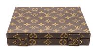 A Louis Vuitton Monogram Canvas Jewelry Box, 8.5" x 6.75" x 1.5".