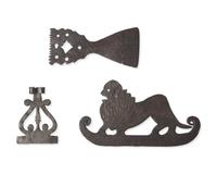 A Group of Three Wrought Iron or Steel Implements, French, Italian, and German, 18th / Early 19th Century