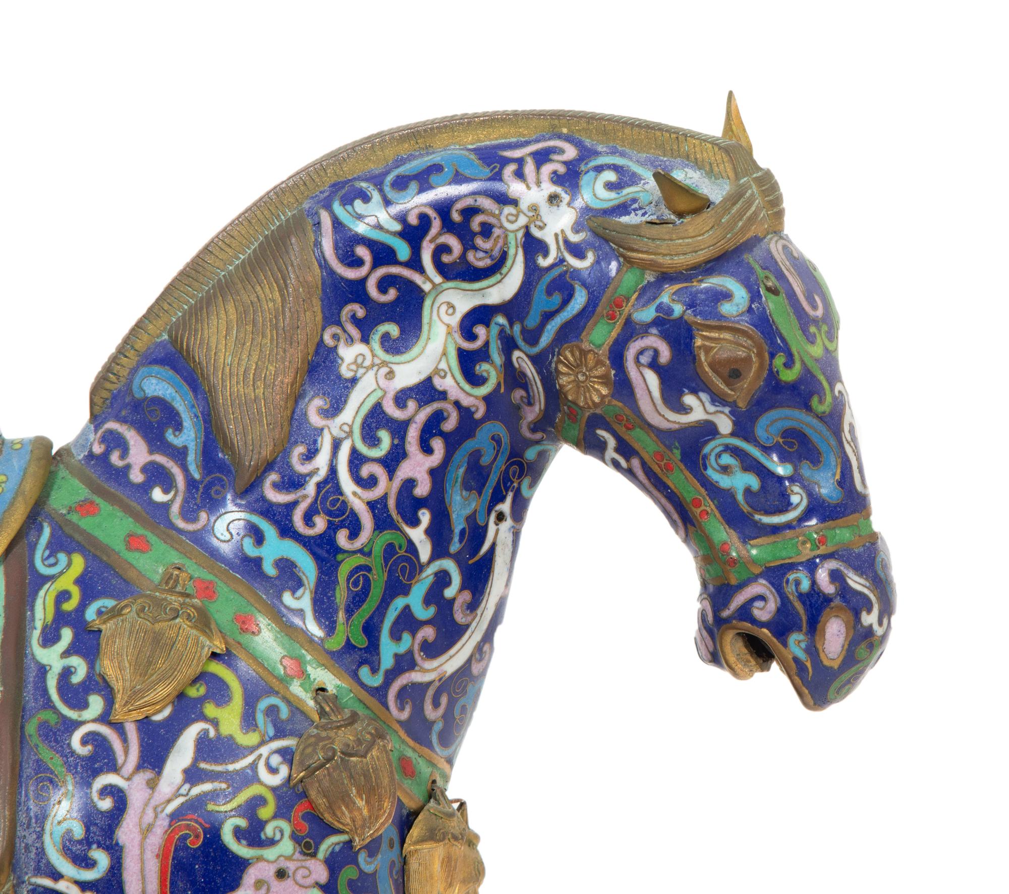 Three Chinese Cloisonné Articles