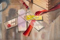 Untitled (Still Life with Microscope and Medical Equipment)