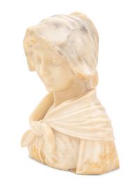 An Italian Alabaster Bust
