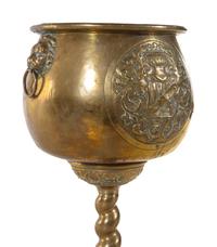 A Continental Brass Jardinière
