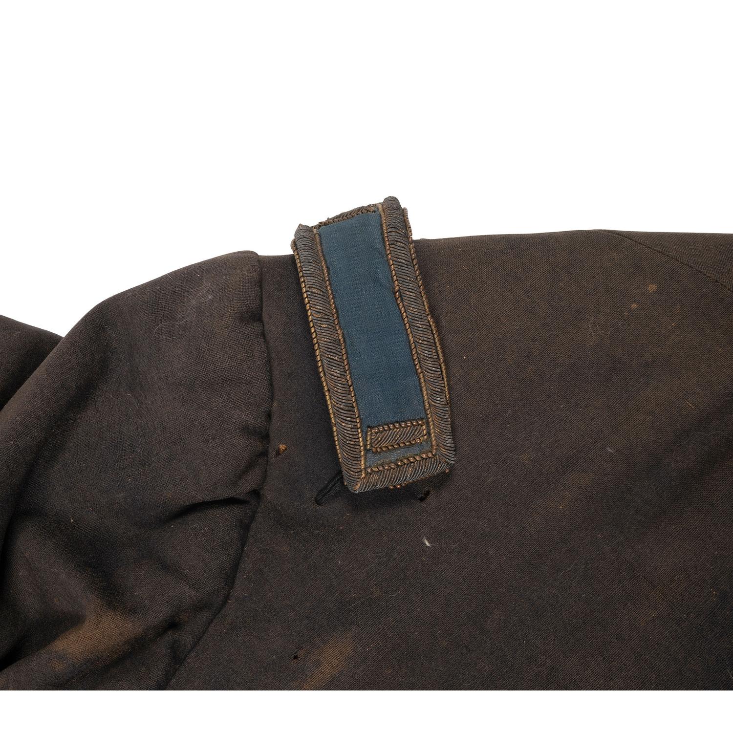 Civil War to Indian Wars Era Private Purchase Officers Frock Coat with Infantry 1st Lieutenant's Shoulder Straps & Sash