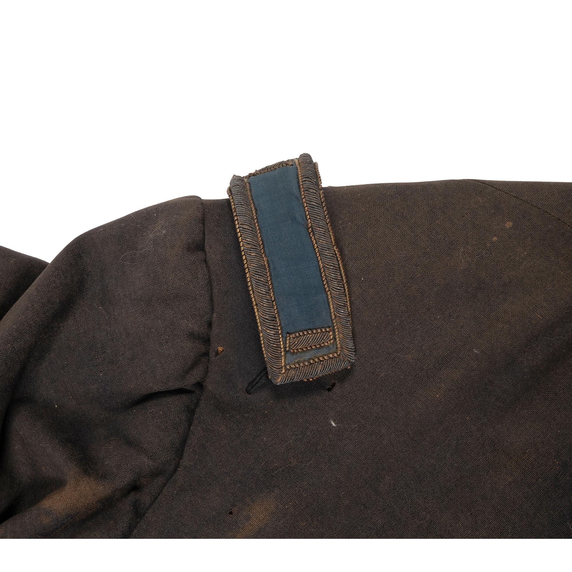 Civil War to Indian Wars Era Private Purchase Officers Frock Coat with Infantry 1st Lieutenant's Shoulder Straps & Sash