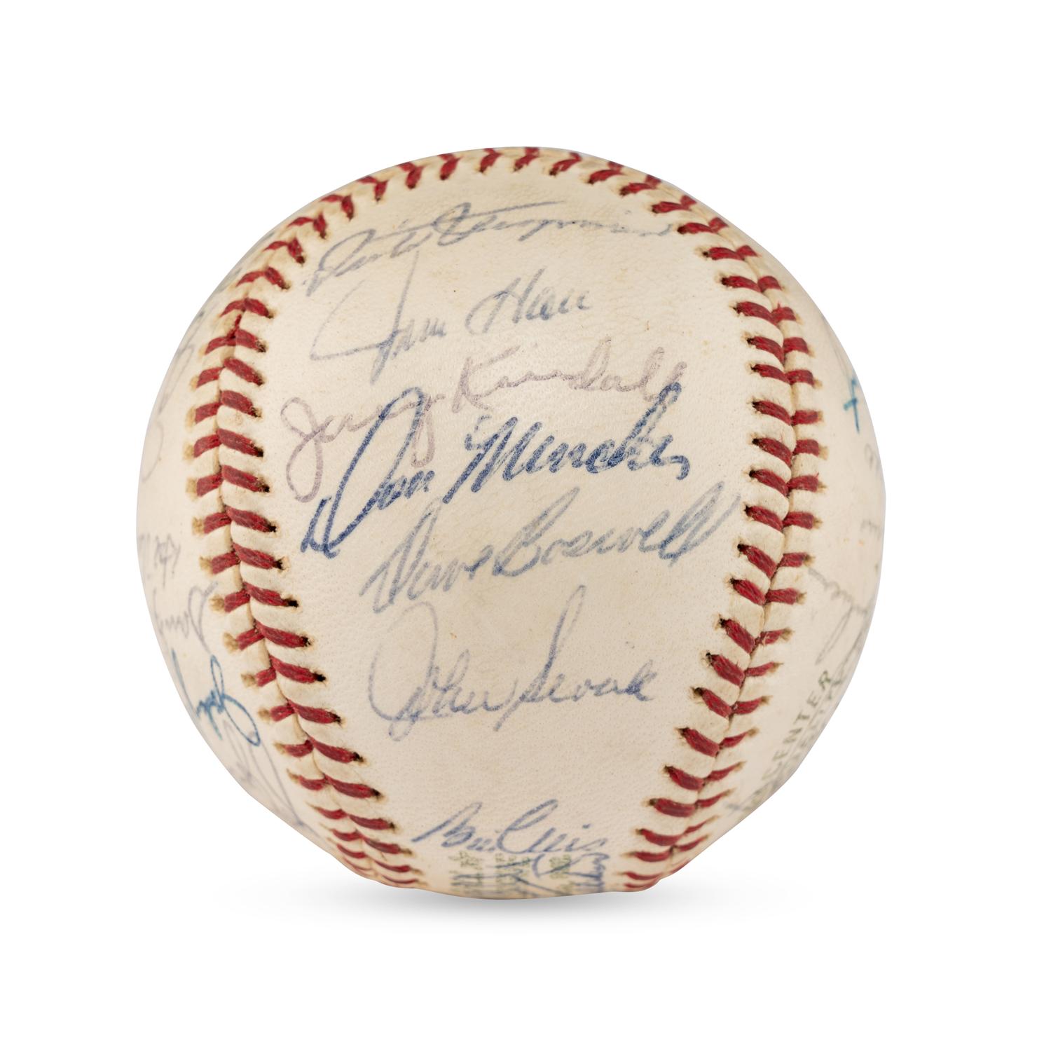 A 1965 Minnesota Twins Team Signed Autograph Baseball Including Harmon Killebrew (JSA Letter of Authenticity),