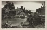 A group of six prints of Port Clyde, Maine ( Fog Bell; Corbett's Pond , 1965; Ebb Tide , 1944; Harbor at Port Clyde , 1939; Marshall's Point , 1939; Tower Door, Marshall Point Lighthouse , 1954)