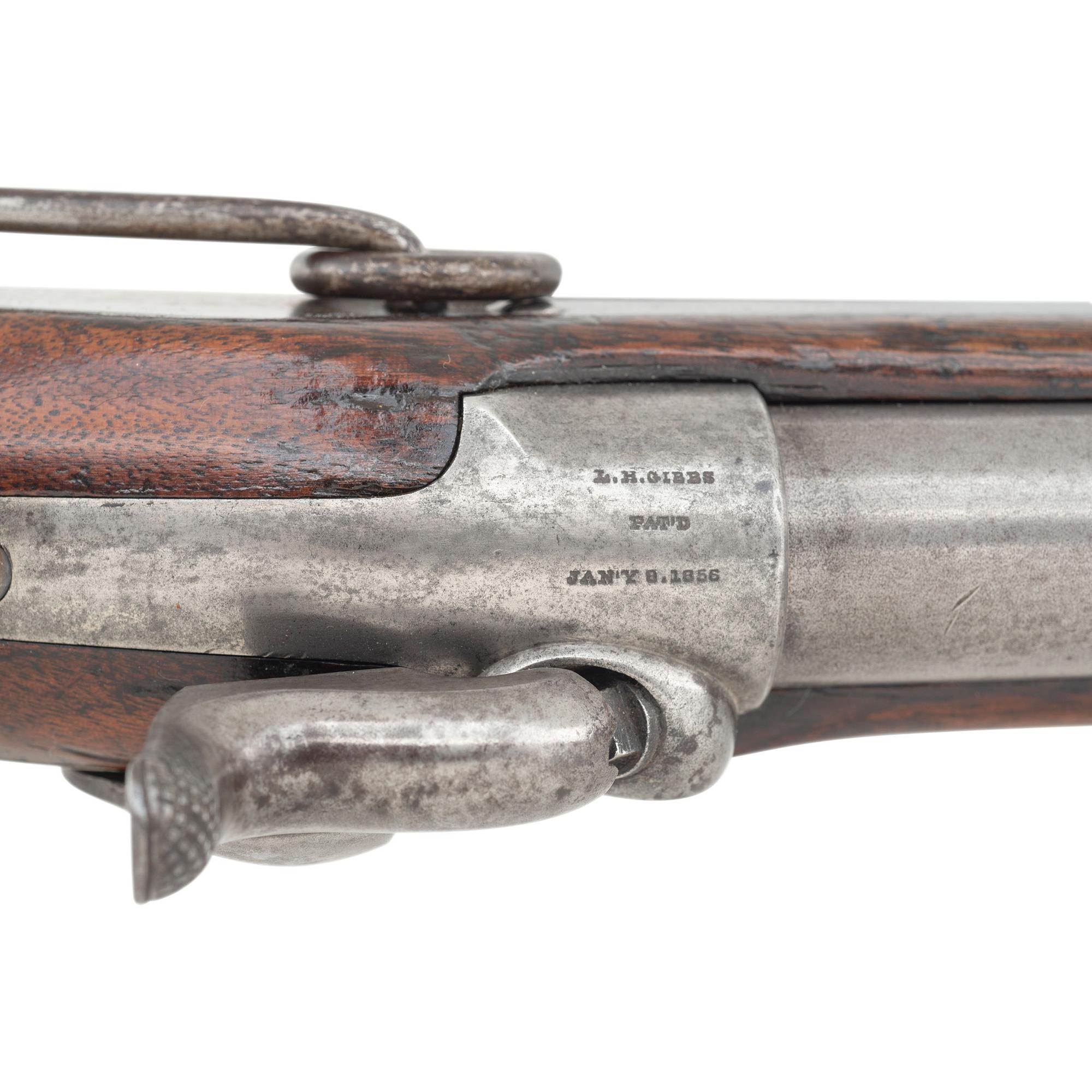 Rare Gibbs Carbine with Early Production Lock Markings