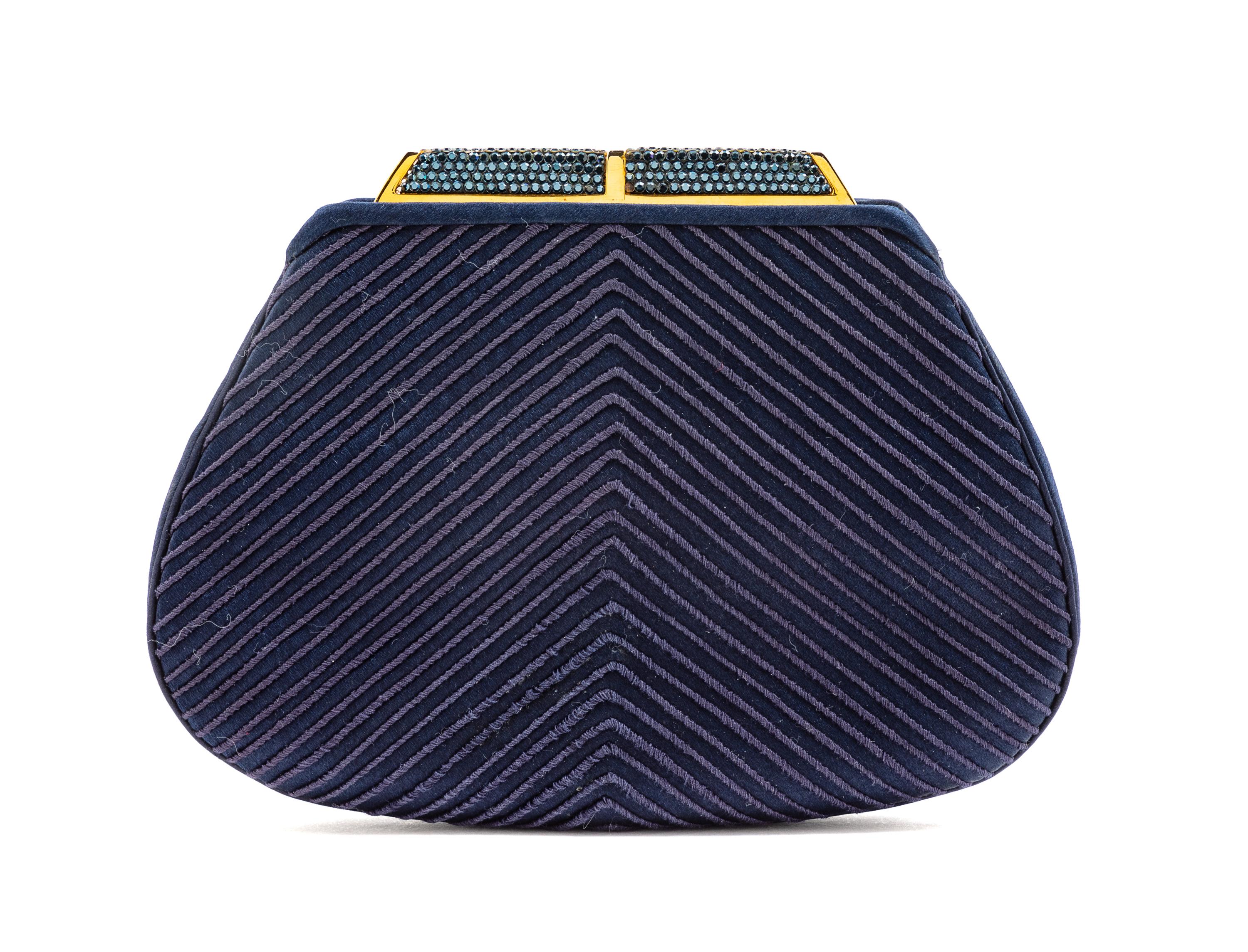 Judith Leiber Navy Blue Bag,