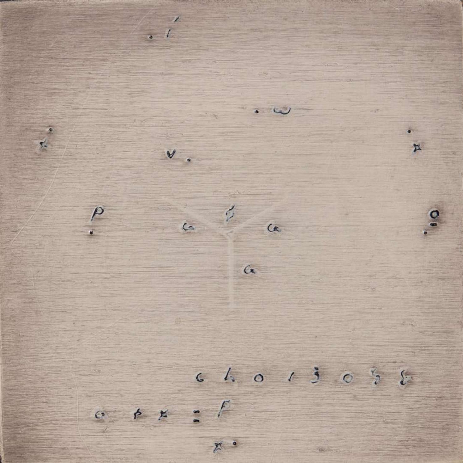 Thomas Chimes (American, 1921-2009) - a + x = P