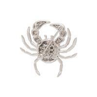 TIFFANY & CO., DIAMOND AND PLATINUM CRAB BROOCH