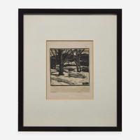 Henrik Glintenkamp (American, 1887-1946) A group of Four (4) Woodcuts
