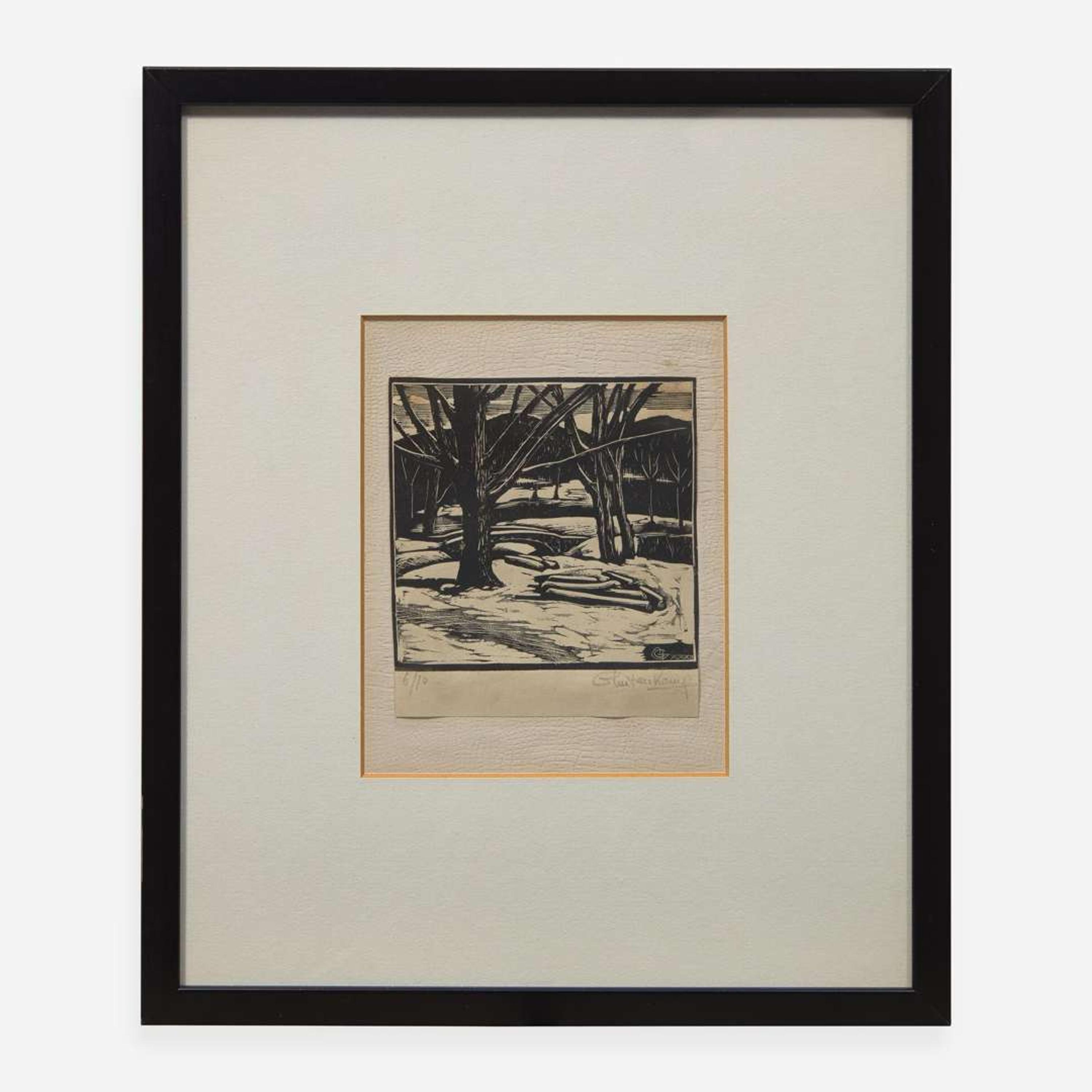 Henrik Glintenkamp (American, 1887-1946) A group of Four (4) Woodcuts