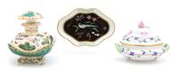 A Small Herend Porcelain Tureen Length of tureen 6 inches. — 20TH CENTURY