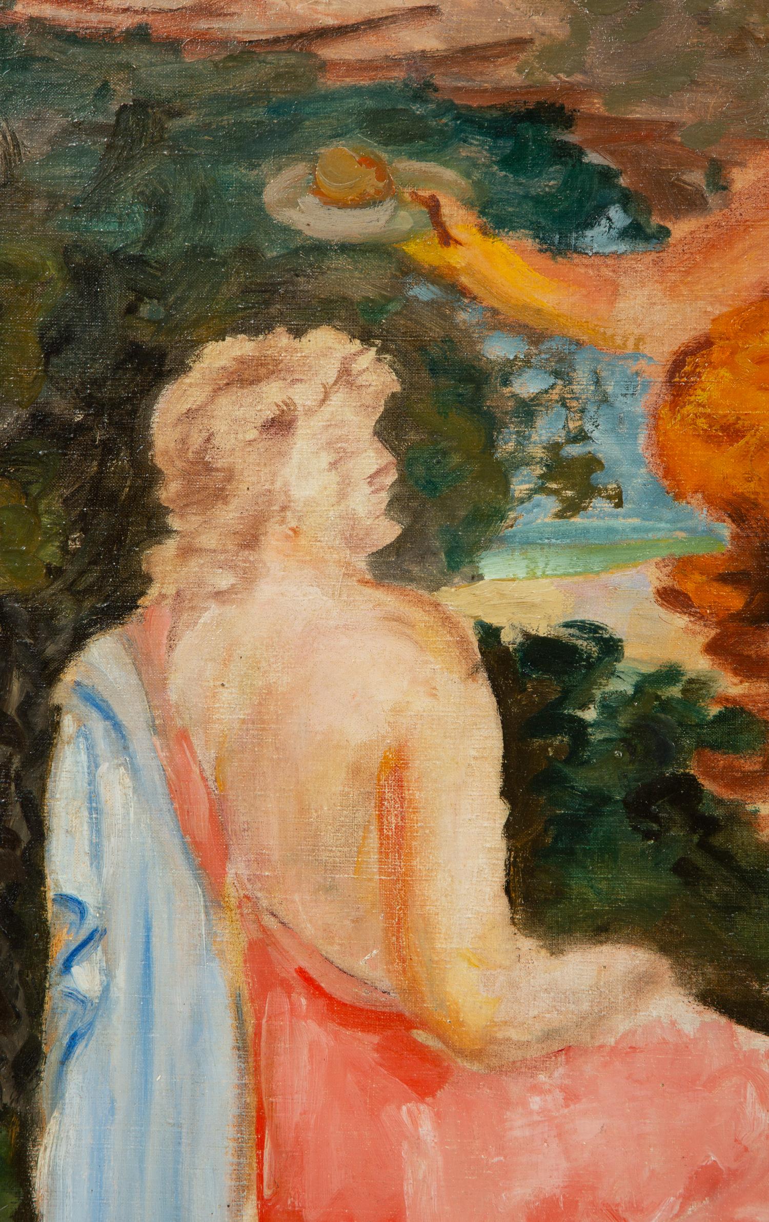 Jesus au desert secouru par l'ange ( or The Visitation)