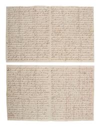 [CIVIL WAR]. JACKSON, AAAG Charles N. (1840-1866). A detailed 12pp letter describing the Seven Days' Battles written by an officer of the Pennsylvania Reserves, which sustained heavy losses during the engagements.