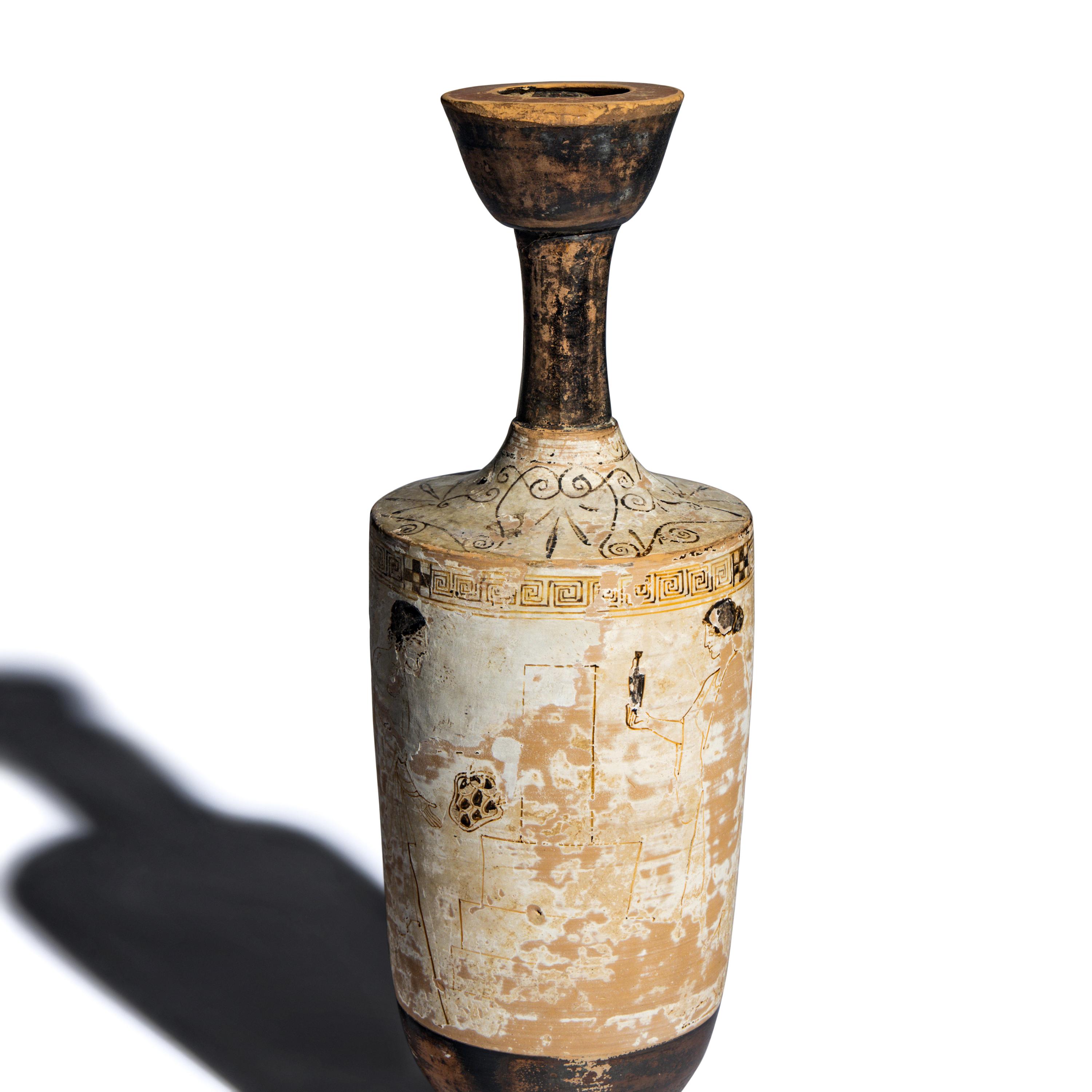 An Attic White-Ground Lekythos