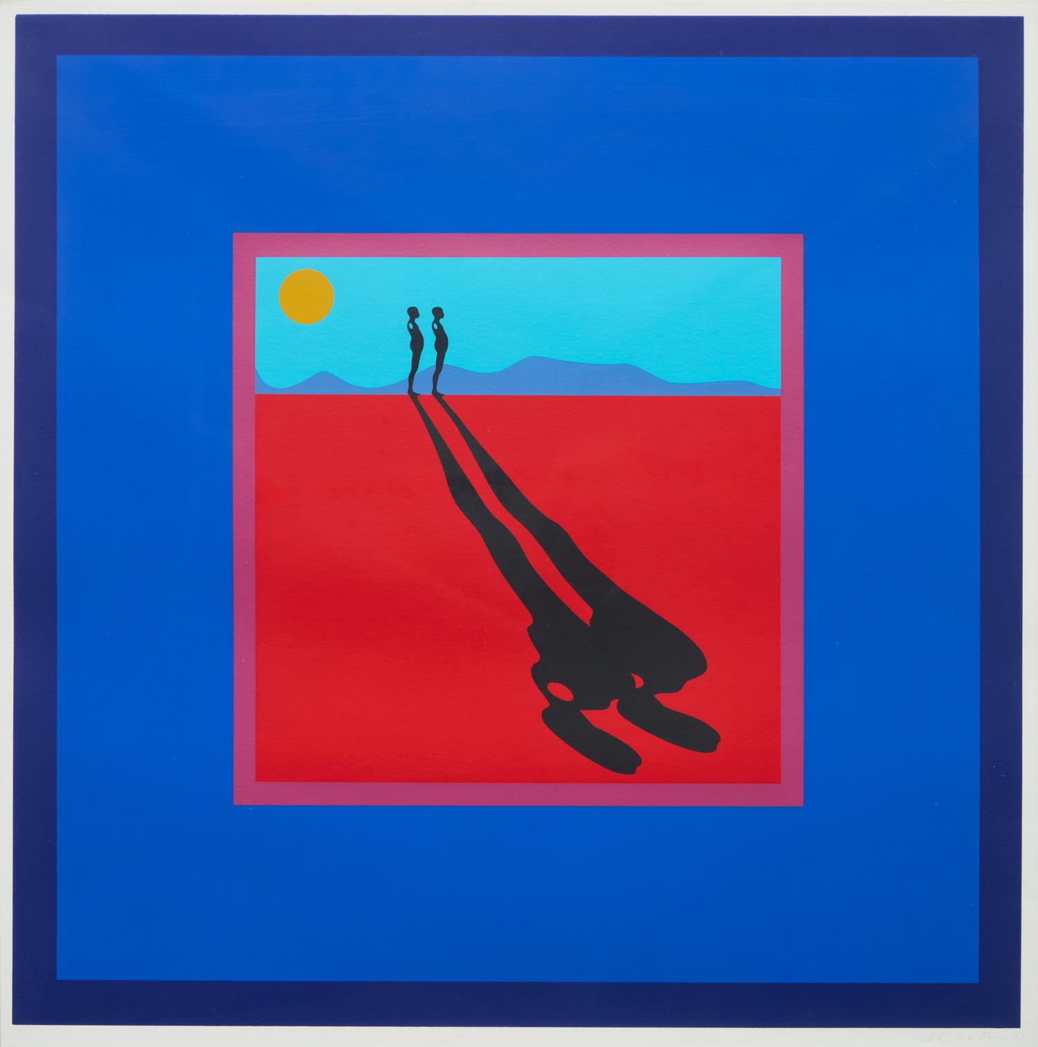 Study/Falling Man (Shadows, Planes and Targets), 1971
