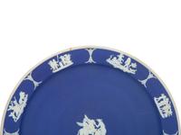 An Assemblage of Four Wedgwood Royal Blue Jasperware Wares