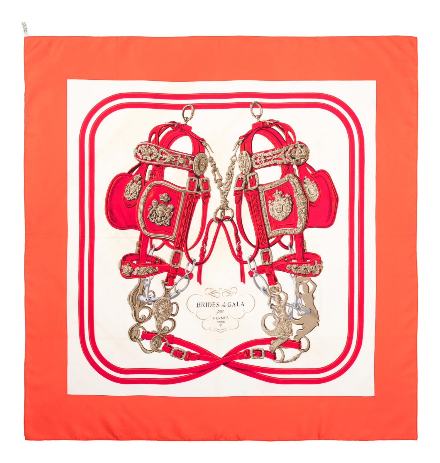 Three Hermès 90cm Silk Scarves