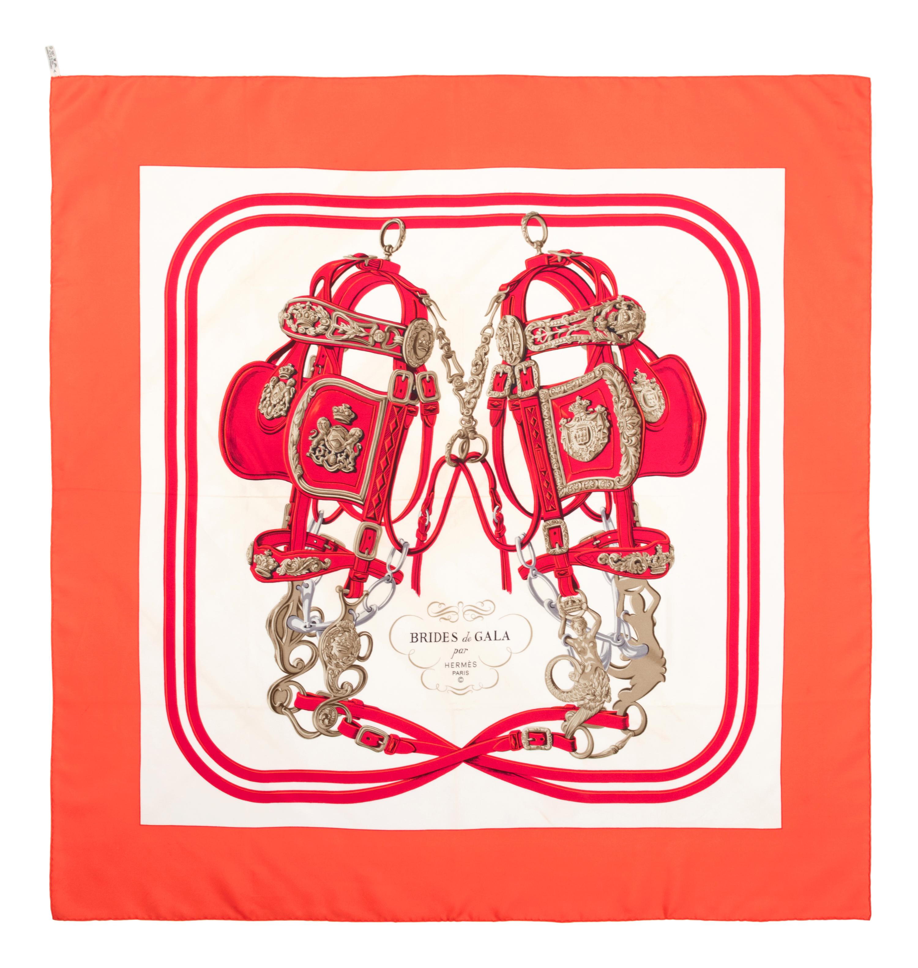 Three Hermès 90cm Silk Scarves