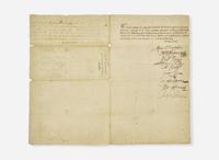 [Philadelphia & Pennsylvania] Penn, William, Jr., et al.: Manuscript Document, signed