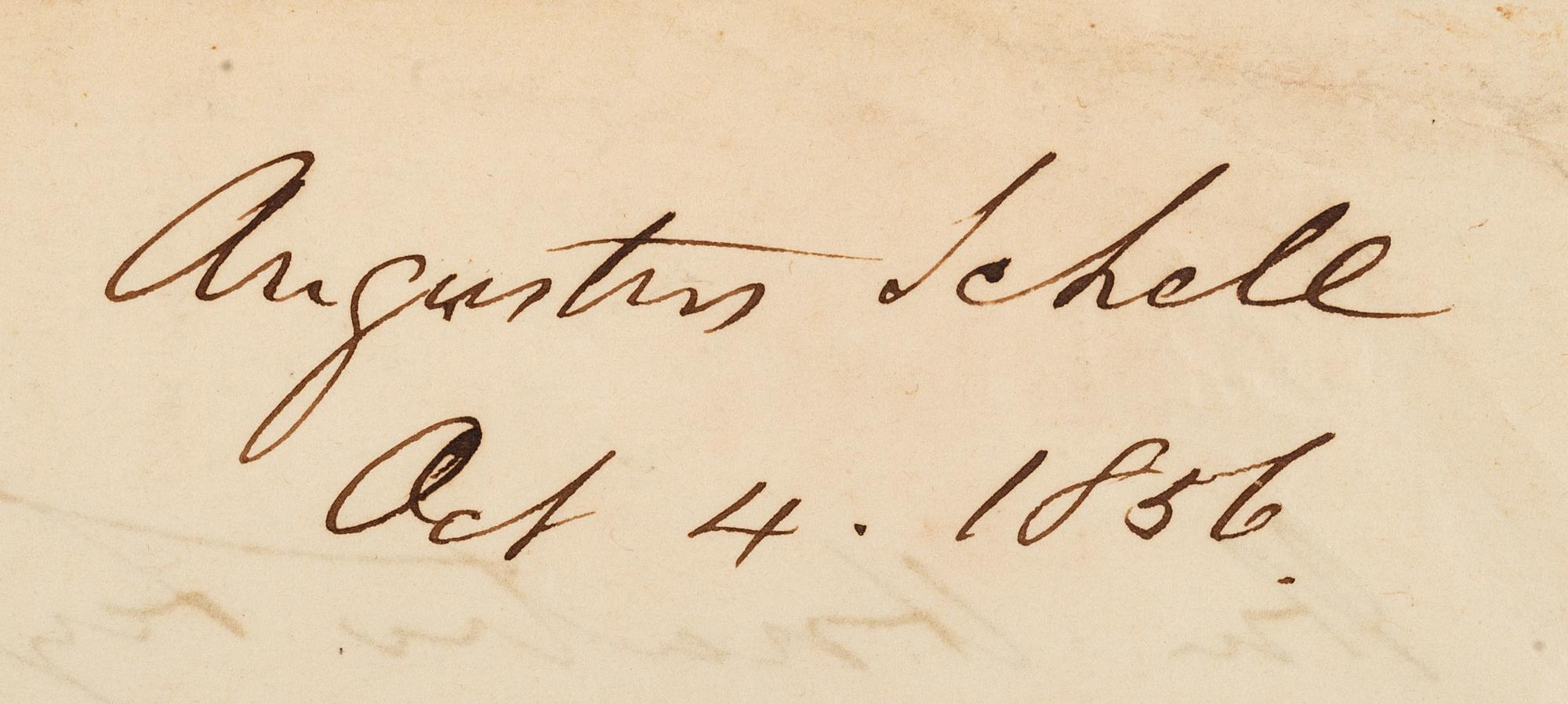 [AUTOGRAPHS]. Signatures of 19th-century American military and political figures.