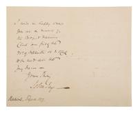 [ABOLITIONISTS]. JAY, John II (1817-1894). ALS ("John Jay"), to J. Dewitt Miller. 1877.