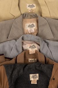 Four Hermès Jackets and One Coat, 1980-90s