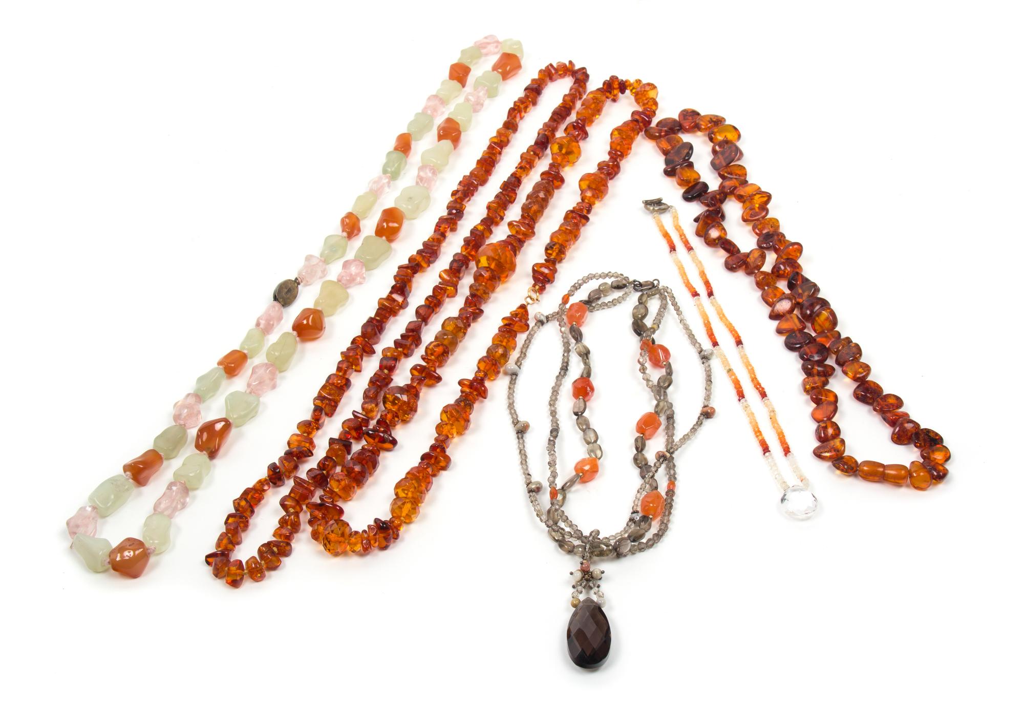 A Group of Six Necklaces,