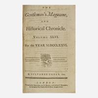 [American Revolution] [Declaration of Independence] Urban, Sylvanus (Edward Cave) The Gentleman's Magazine, and Historical Chronicle. Volume XLVI. For the Year M.DCCLXXVI