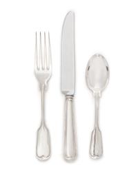 An American Silver Flatware Service