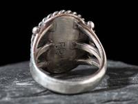 Silver and #8 Turquoise Ring