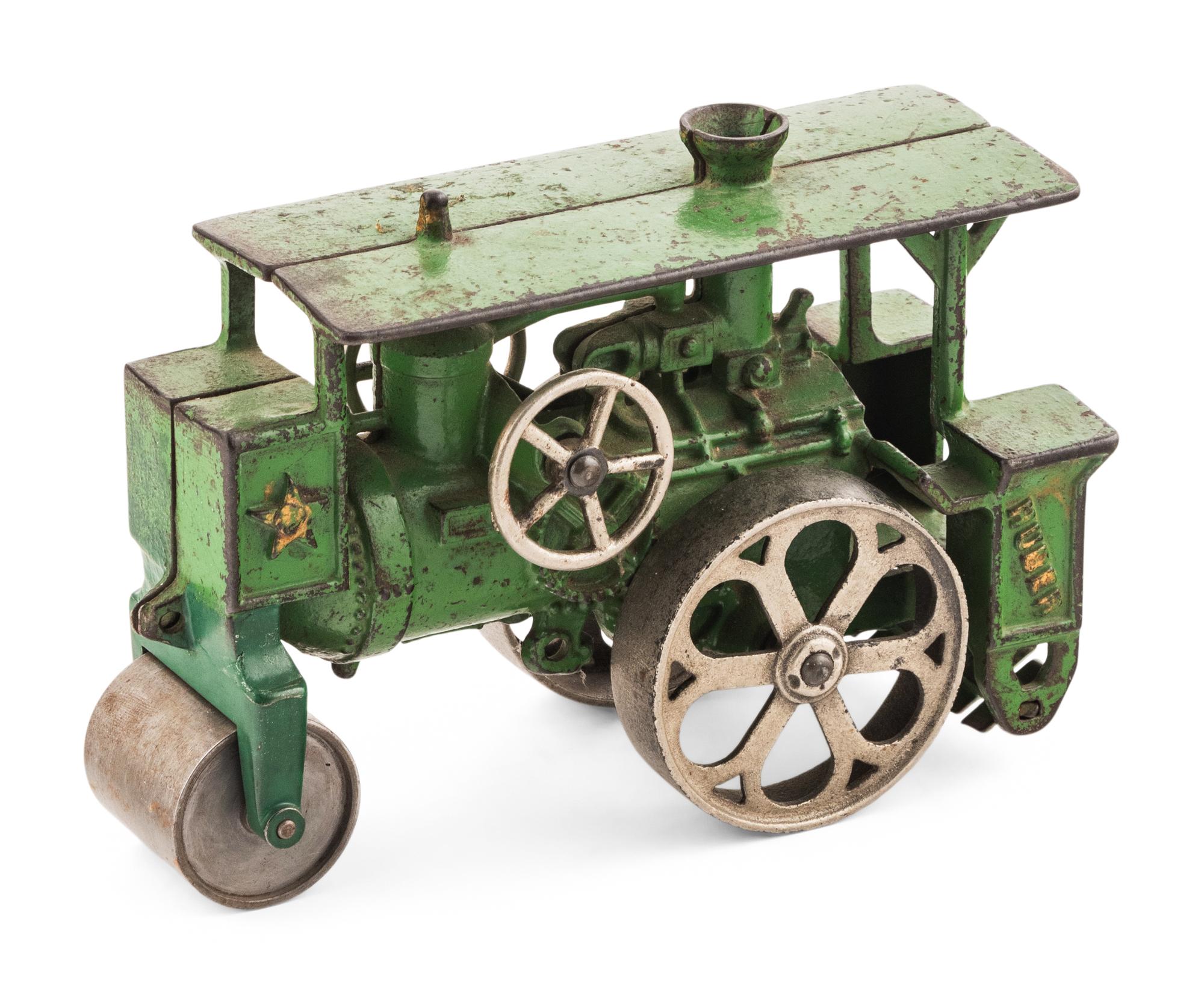 A Hubley Cast Iron Huber Road Roller
