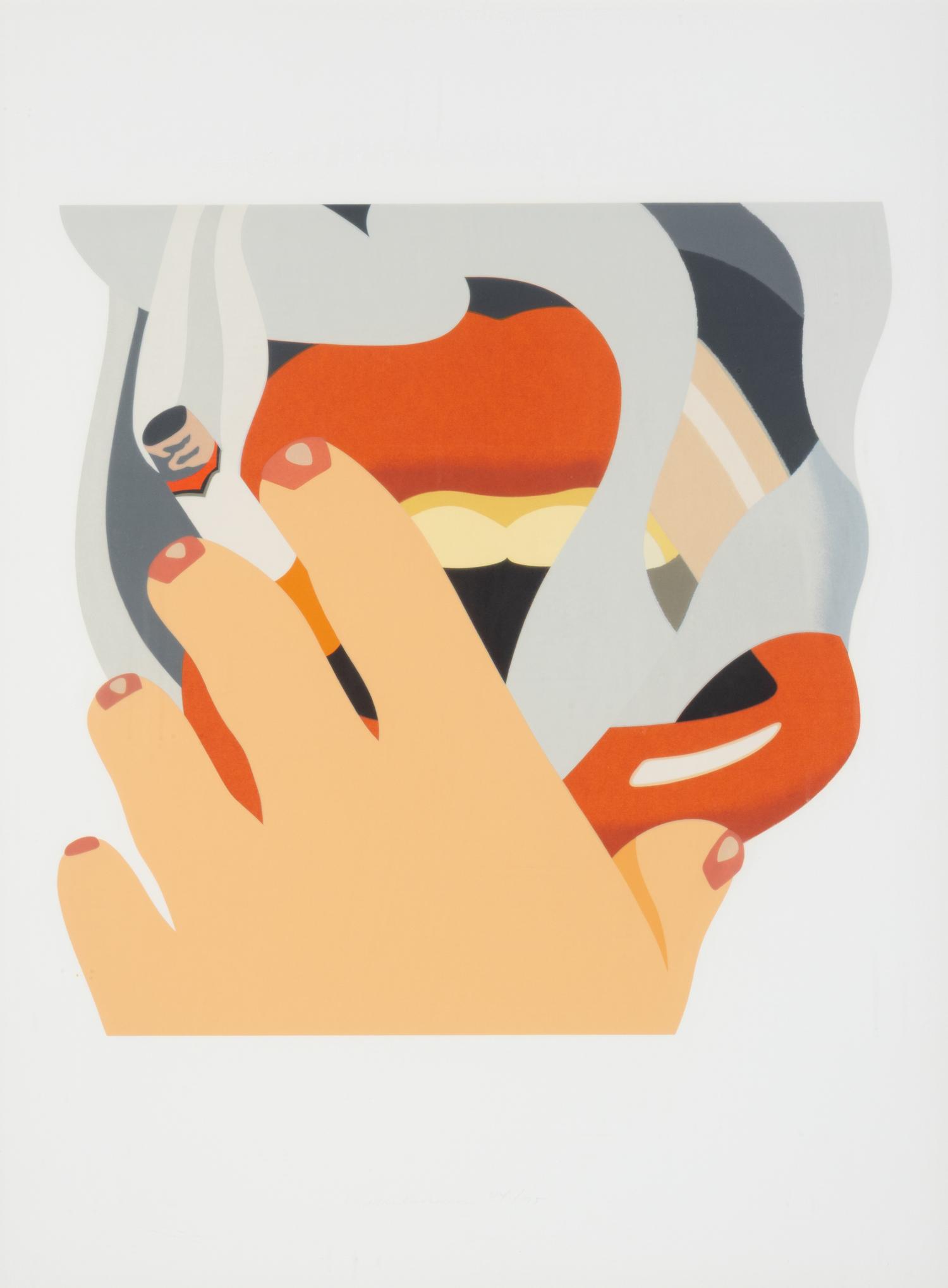 Tom Wesselmann (American, 1931-2004) — Smoker (from An American Portrait 1776-1976 ), 1976