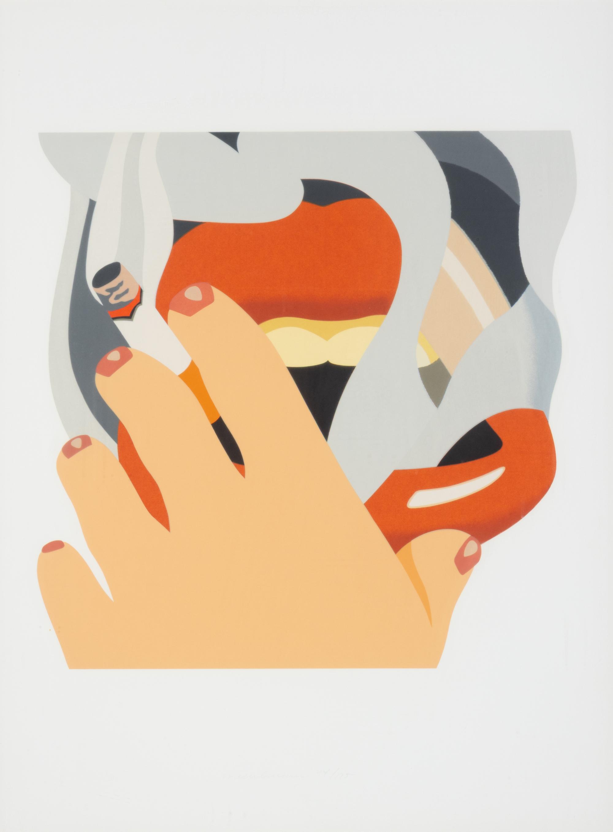 Tom Wesselmann (American, 1931-2004) — Smoker (from An American Portrait 1776-1976 ), 1976