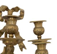 A Pair of Louis XVI Style Gilt Bronze Sconces