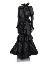 Yves Saint Laurent Haute Couture Bubble Dress and Tiered Skirt, 1980-90s