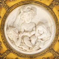 Edward William Wyon (British, 1811-1885) Due Bambini and Tre Bambini