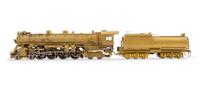 A Group of Three Brass HO-Gauge Locomotive and Tenders