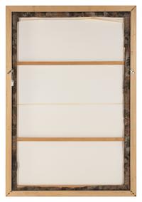 A French Giltwood-Framed Painted Canvas Wall Panel