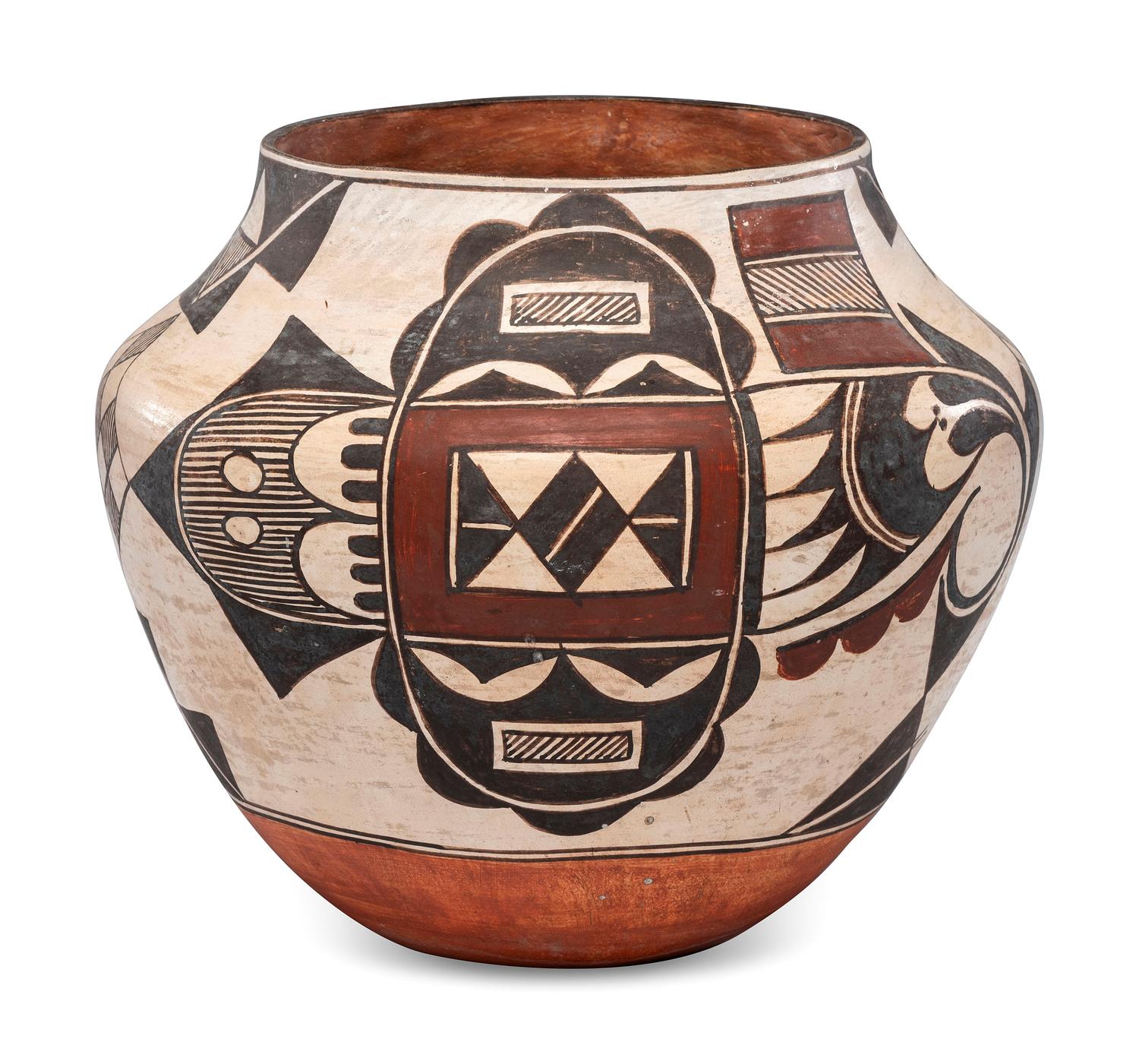 Acoma Polychrome Pottery Jar