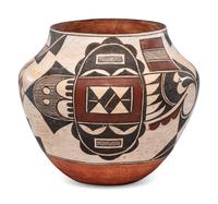 Acoma Polychrome Pottery Jar